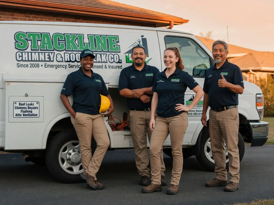 Chimney flashing repair company in Call, TX